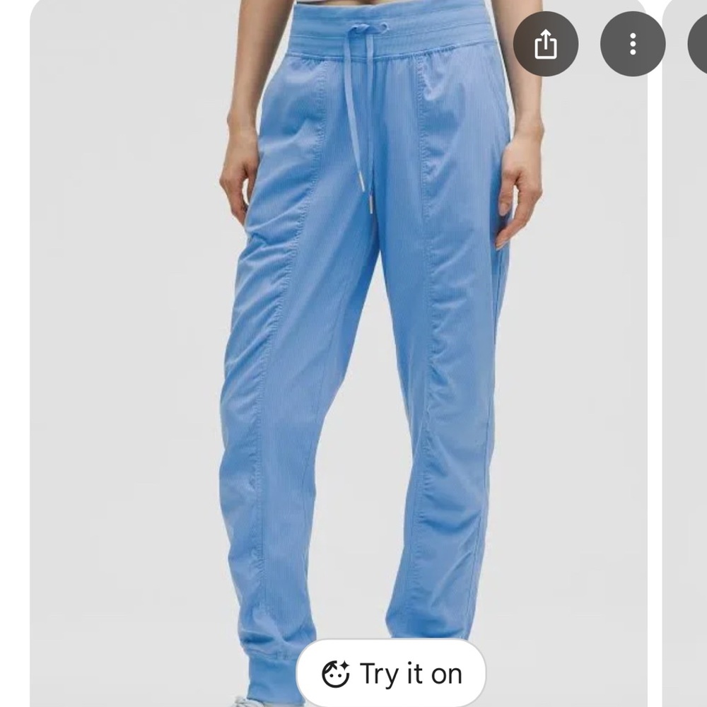 Lululemon Athletica Blue Track Pants for Active Comfort